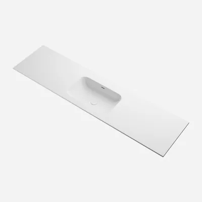 Pulcher® Soft 180M - Spüle Arbeitsplatte 180x46