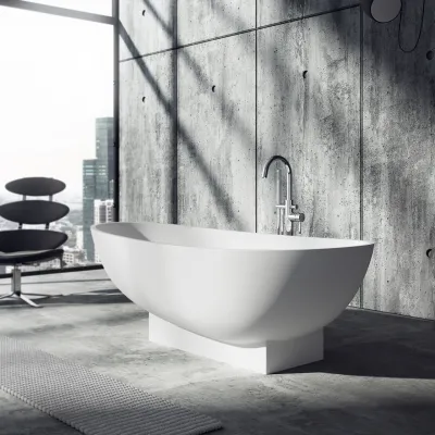Semplice SBS600 - Freistehende Wannenarmatur, Chrom