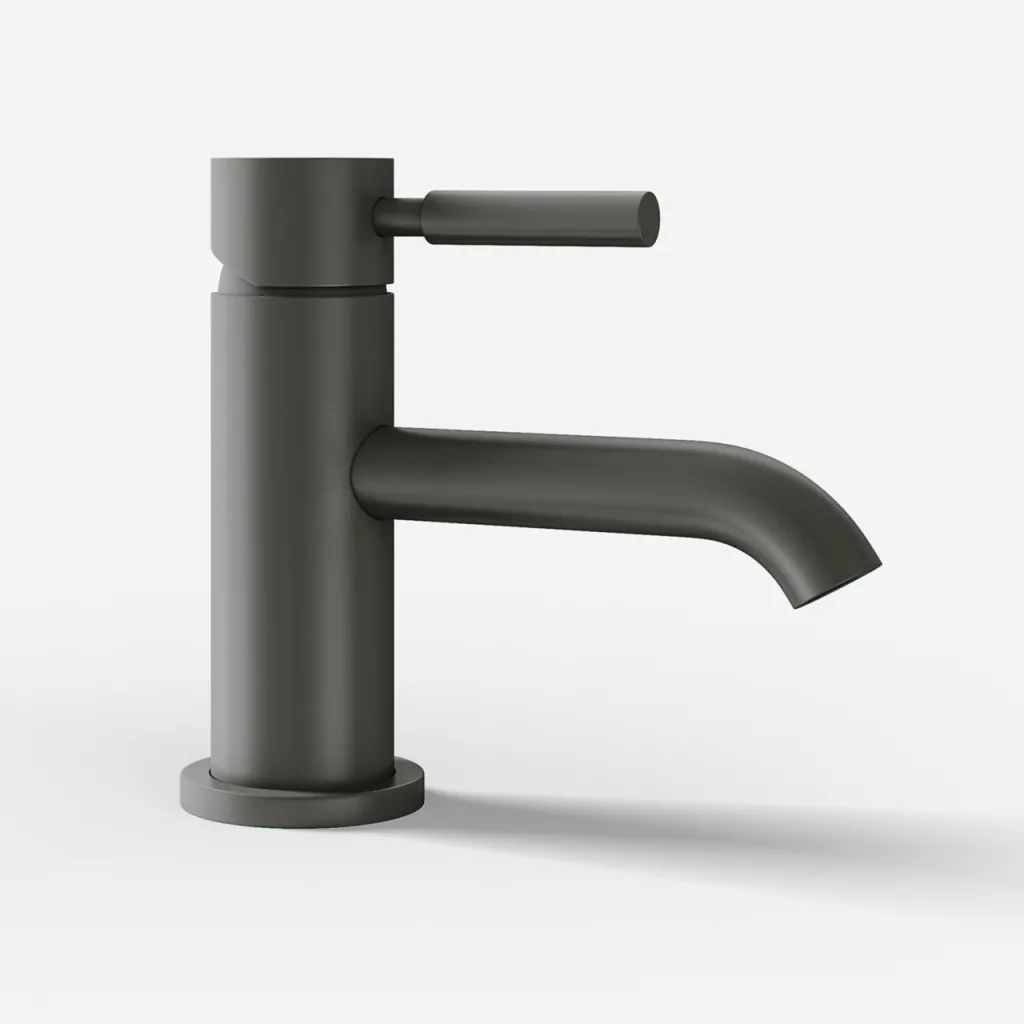 Semplice SHV101 - 1-Hebel-Waschtischmischer, PVD Matt Gun Metal