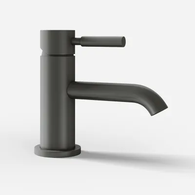 Semplice SHV101 - 1-Hebel-Waschtischmischer, PVD Matt Gun Metal