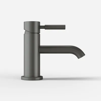 Semplice SHV101 - 1-Hebel-Waschtischmischer, PVD Matt Gun Metal