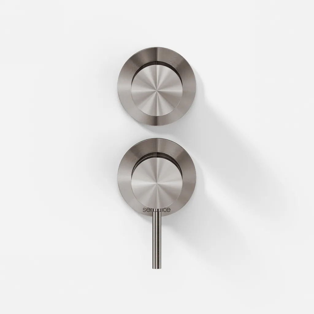 Semplice SBR901 - Einhebel-Brausemischer, PVD-gebürsteter Stahl