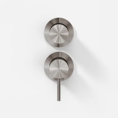 Semplice SBR901 - Einhebel-Brausemischer, PVD-gebürsteter Stahl