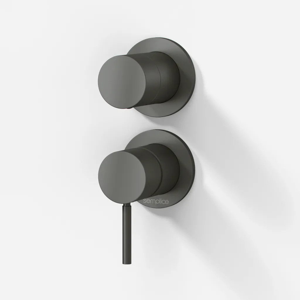 Semplice SBR901 - Einhebel-Brausemischer, PVD Matt Gun Metal