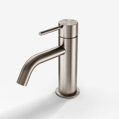Semplice SHV501 - Waschtischmischer S-Size, PVD gebürsteter Stahl