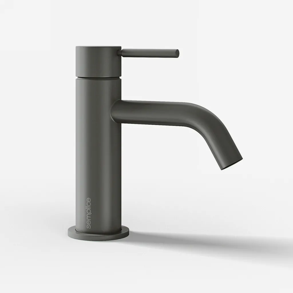 Semplice SHV501 - Waschtischarmatur S-Größe, PVD Matt Gun Metal