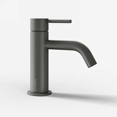 Semplice SHV501 - Waschtischarmatur S-Größe, PVD Matt Gun Metal