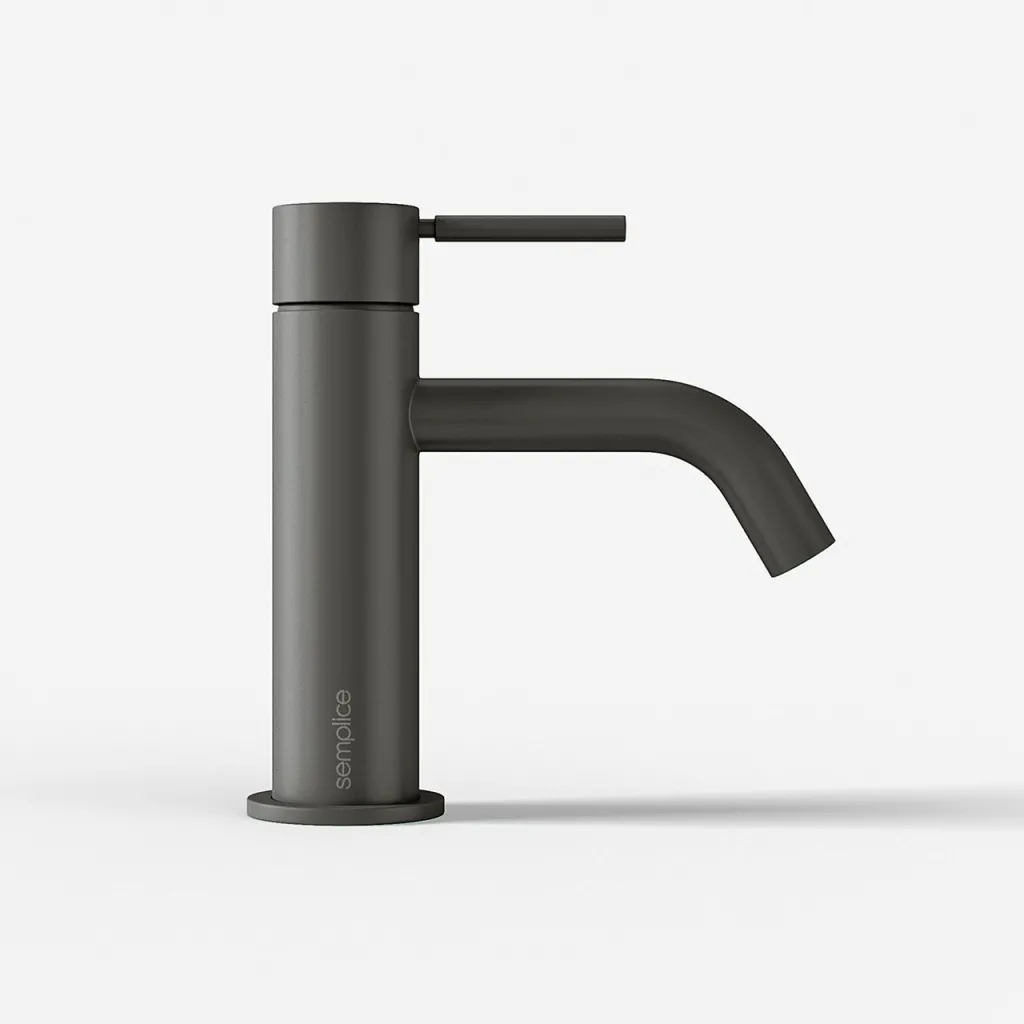 Semplice SHV501 - Waschtischarmatur S-Größe, PVD Matt Gun Metal