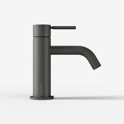 Semplice SHV501 - Waschtischarmatur S-Größe, PVD Matt Gun Metal