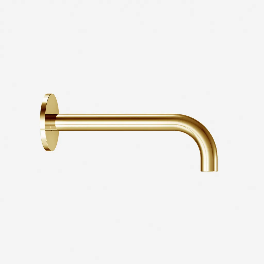 Semplice SSP190 - Ausguss 19 cm, Messing poliert Natur