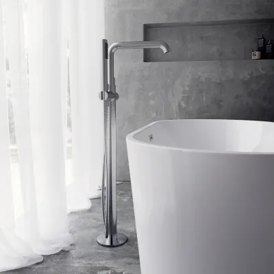 Milano Cello 142 - Badewanne 142x70 cm, Weiß glänzend