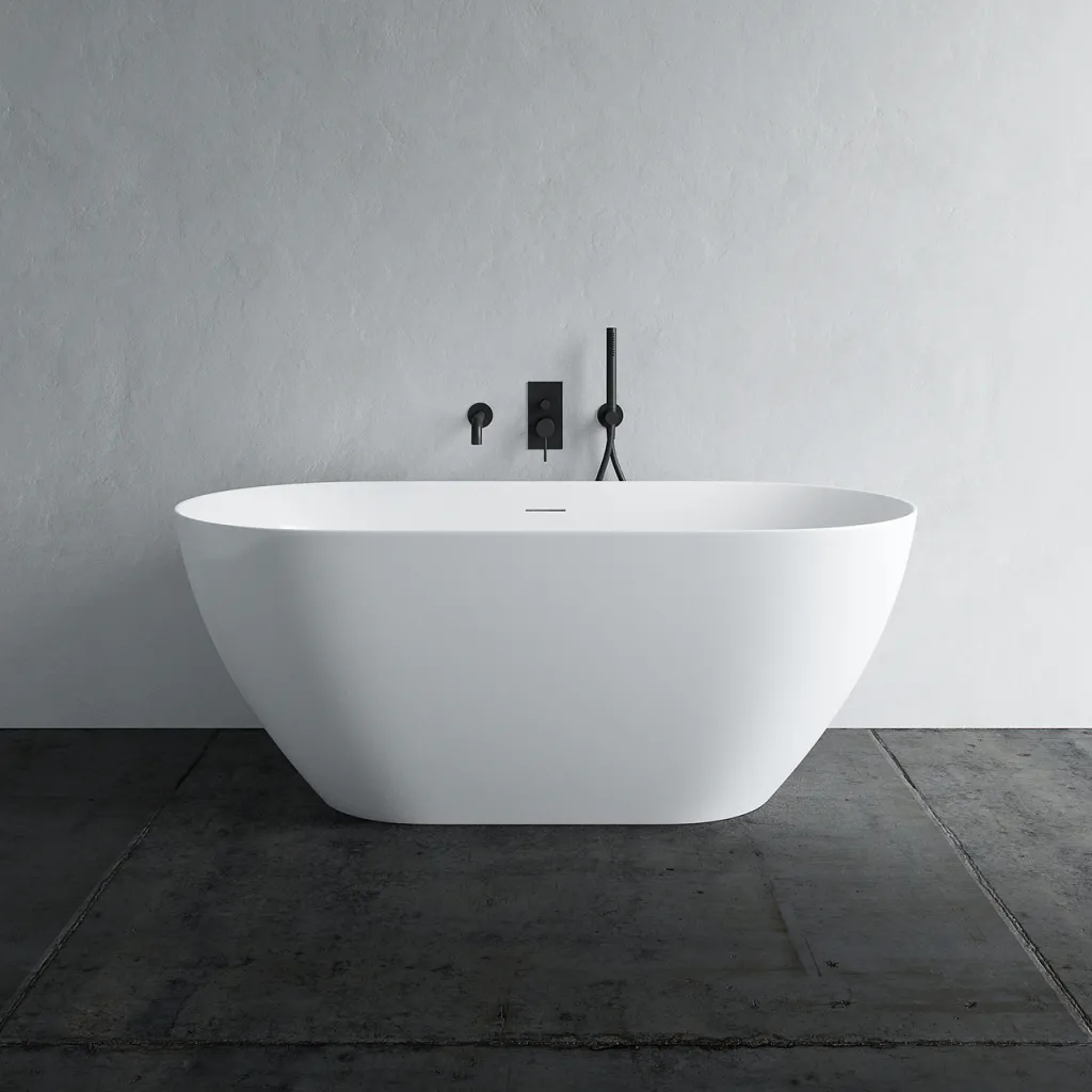 Coco 150 - Badewanne 150x72 cm, Slim Design, Weiß glänzend