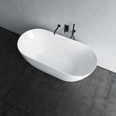 Coco 150 - Badewanne 150x72 cm, Slim Design, Weiß glänzend