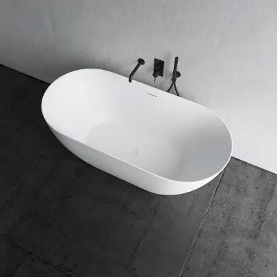 Coco 150 - Badewanne 150x72 cm, Slim-Design, Mattweiß