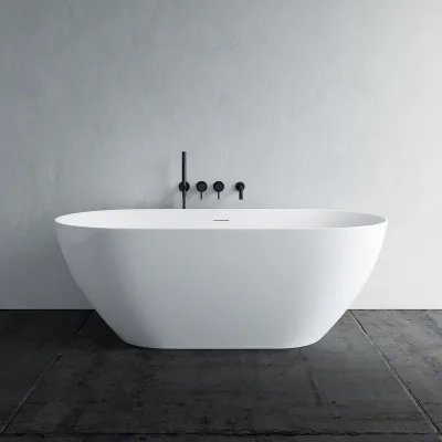 Coco 170 - 170x75 cm Badewanne, Slim Design, Weiß glänzend