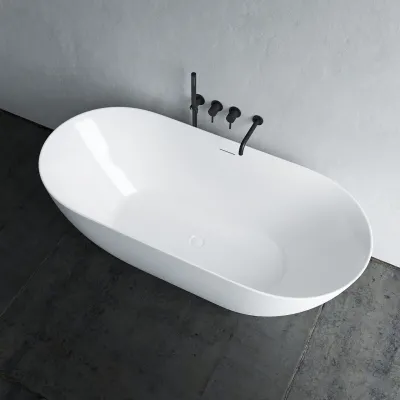 Coco 170 - 170x75 cm Badewanne, Slim Design, Weiß glänzend