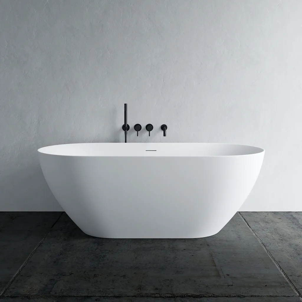 Coco 170 - 170x75 cm Badewanne, Slim Design, Mattweiß