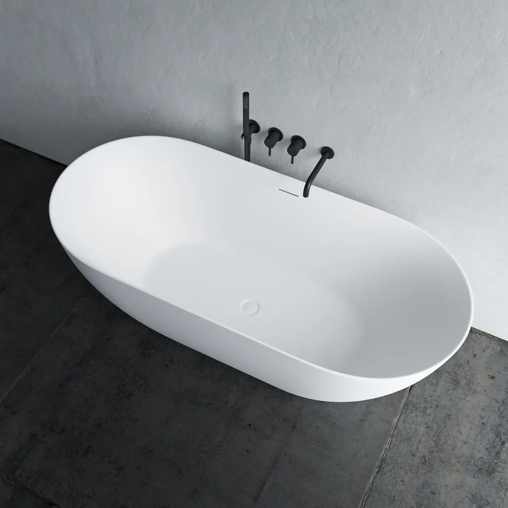 Coco 170 - 170x75 cm Badewanne, Slim Design, Mattweiß