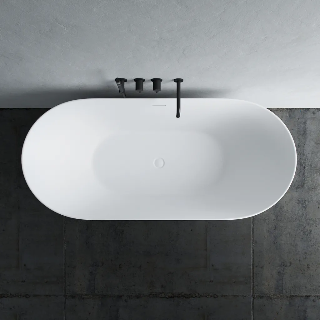 Coco 170 - 170x75 cm Badewanne, Slim Design, Mattweiß