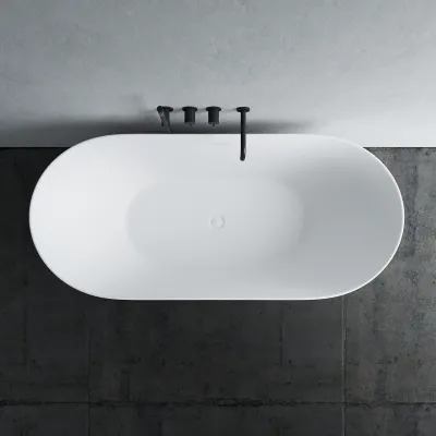 Coco 170 - 170x75 cm Badewanne, Slim Design, Mattweiß