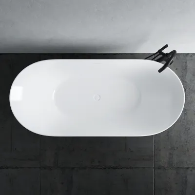 Coco 178 - 178x78 cm Badewanne, Slim Design, Weiß glänzend