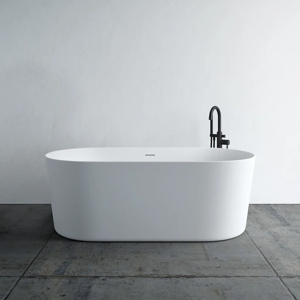 Takai 170 - 170x80 cm Badewanne, Slim Design, Mattweiß