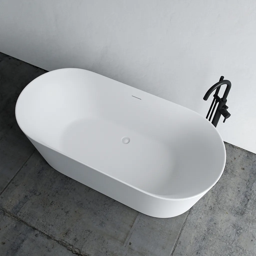 Takai 170 - 170x80 cm Badewanne, Slim Design, Mattweiß