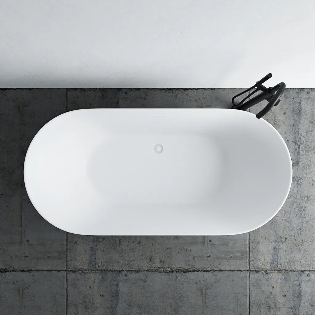 Takai 170 - 170x80 cm Badewanne, Slim Design, Mattweiß