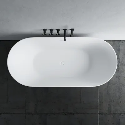 Takai 178 - 178x80 cm Badewanne, Slim Design, Mattweiß