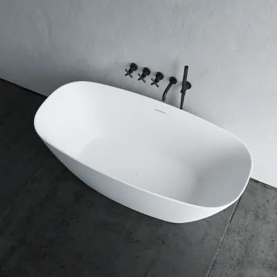 Chic 150 - 150x72 cm Badewanne, Slim Design, mattweiß