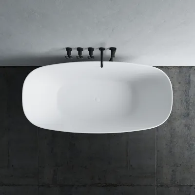 Chic 150 - 150x72 cm Badewanne, Slim Design, mattweiß