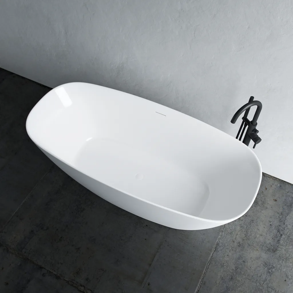 Chic 170 - 170x78 cm Badewanne, Slim Design, Weiß glänzend