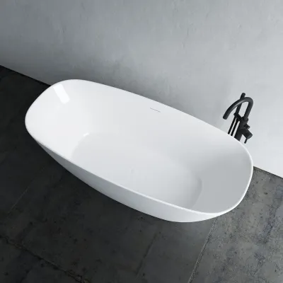 Chic 170 - 170x78 cm Badewanne, Slim Design, Weiß glänzend