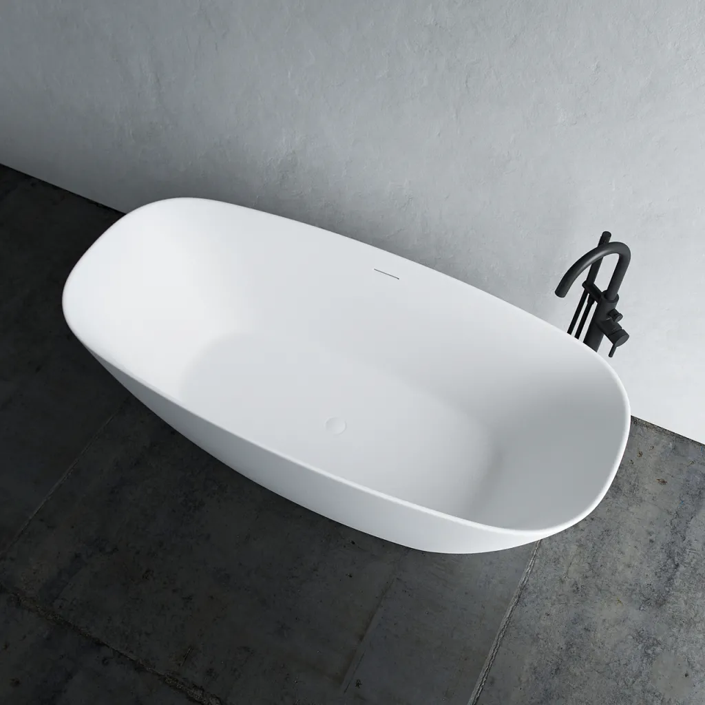 Chic 170 - 170x78 cm Badewanne, Slim Design, Mattweiß
