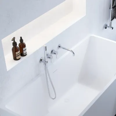 Semplice SBR801 S11 - Badewanne/Dusche, Chrom