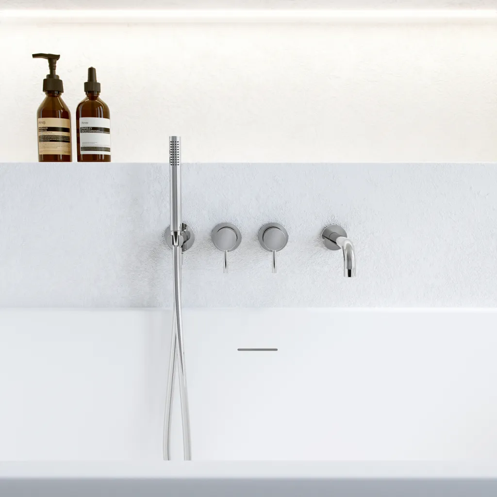 Semplice SBR801 S11 - Badewanne/Dusche, Chrom