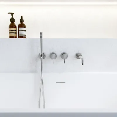 Semplice SBR801 S11 - Badewanne/Dusche, Chrom