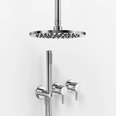 Semplice SBR801 S08 - Ø20 cm, Decke, Chrom 