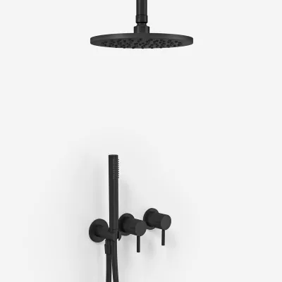 Semplice SBR801 S08 - Ø20 cm, Decke, Mattschwarz 