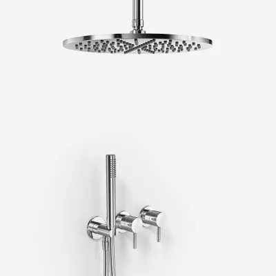 Semplice SBR801 S10 - Ø30 cm, Decke, Chrom 