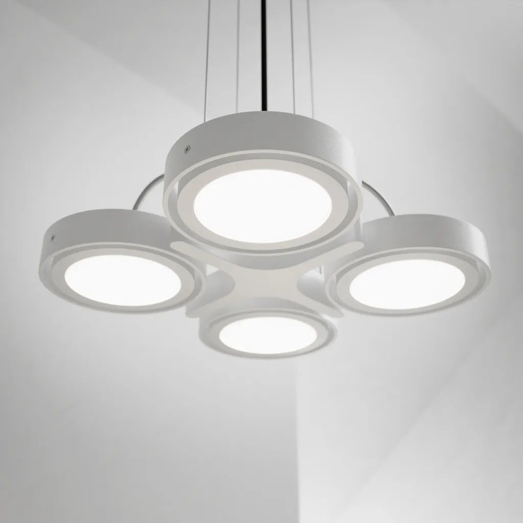 Big A04 - LED-Deckenpendel, Mattweiß