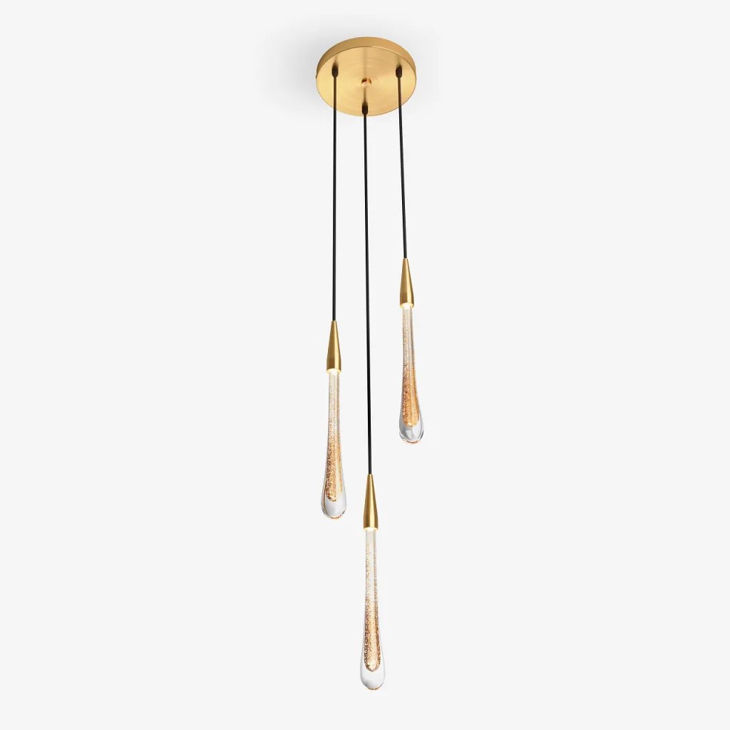 Drop D03 - Gebürstetes Messing