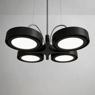 Big A04 - LED-Deckenpendel, mattschwarz