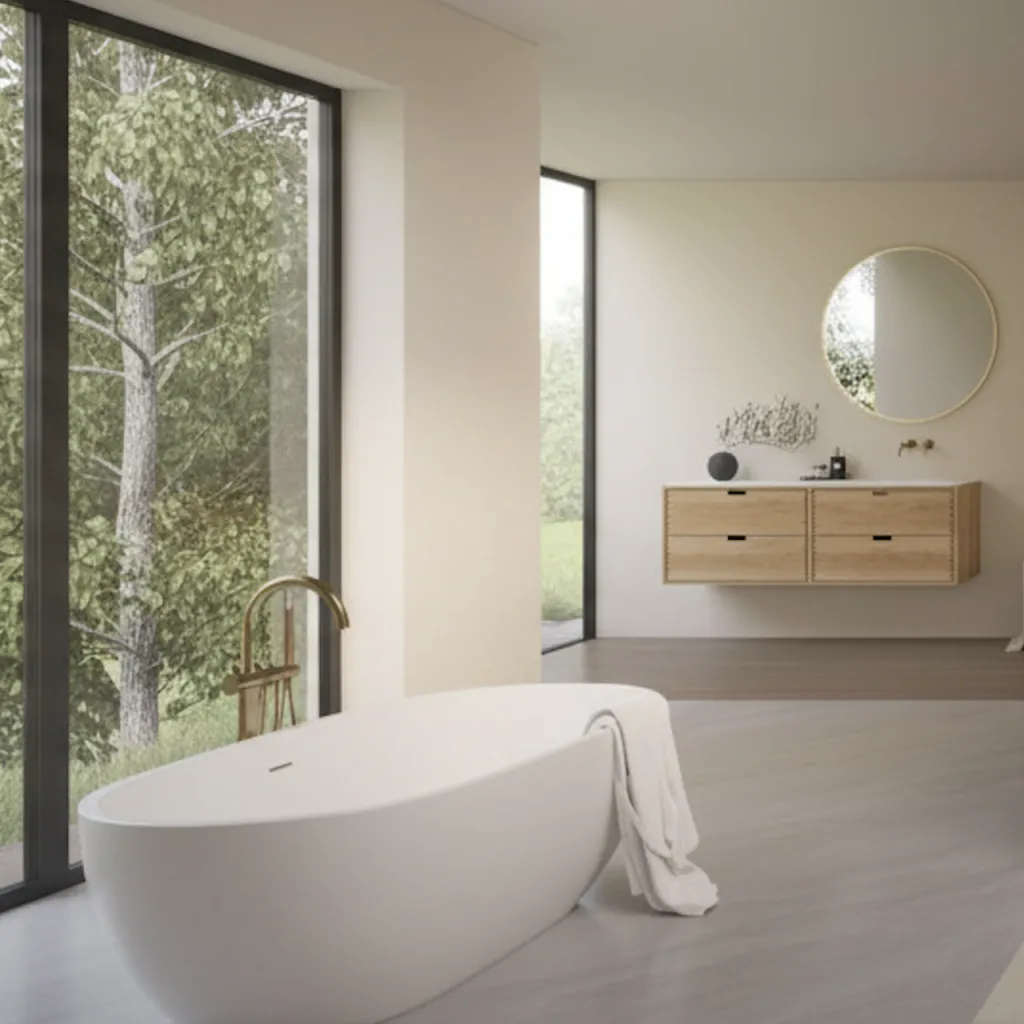 CPH Tapwork Soho 180R - MKII, Schrankfronten mit Fingerzapfung in Eiche Natur inklusive Mathvid SolidTec® Spüle