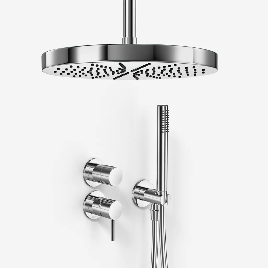 Semplice SBR901 S04 - Ø28 cm, Decke, Chrom