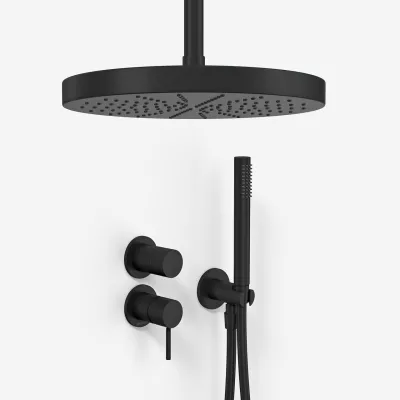 Semplice SBR901 S04 - Ø28 cm, Decke, Mattschwarz