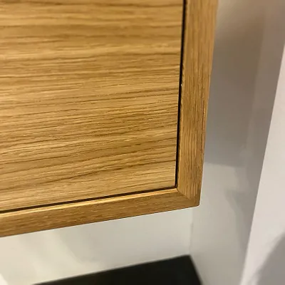 CPH Tapwork BS2 - 30x32x160h cm., Tischler-Hochschrank aus natürlicher Eiche 