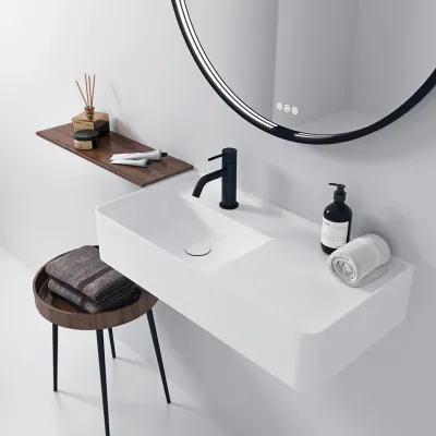 Coco 7L - 70x35 Spülbecken links, Mathvid SolidTec®