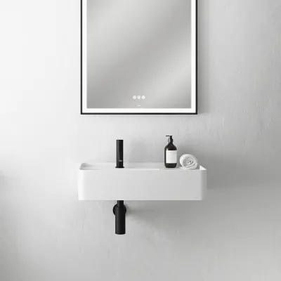 Coco 6L - Waschbecken 60x35 cm, Mathvid SolidTec®