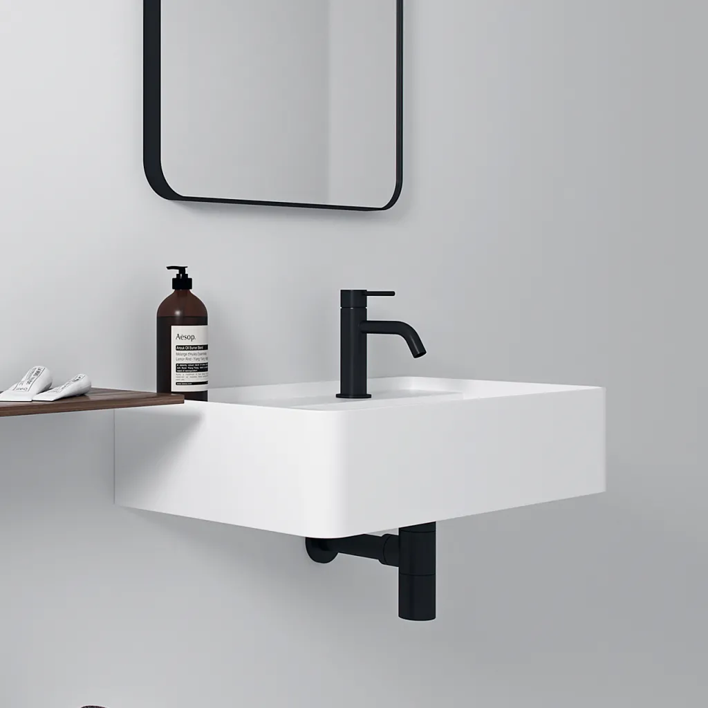 Coco 6R - Waschbecken 60x35 cm, Mathvid SolidTec®